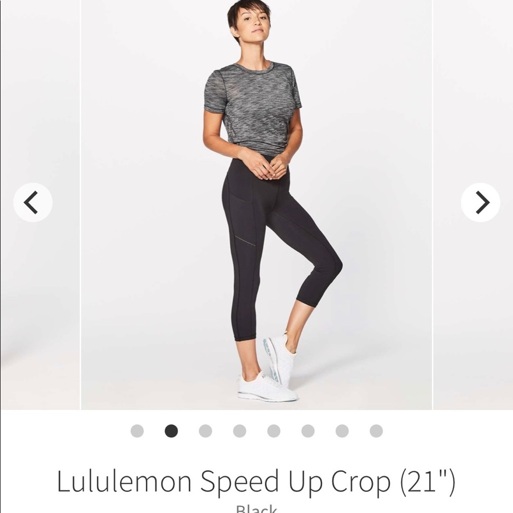 Lululemon Speed Up Crop 21” leggings